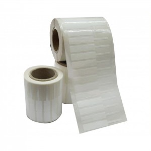 Kuyumcu Etiketi 10mmx72mm (İTHAL) 1250lik Kuyruk Kısmı Yapışkansız  12 RULO