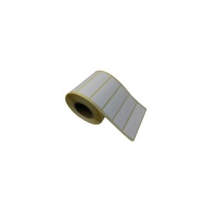 Kuşe Barkod Etiketi 25X80 2000´Li Rulo 30 RULO