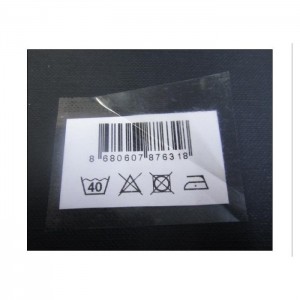 200X100 PVC ŞEFFAF ETİKET 150 Lİ SARIM 25 RULO