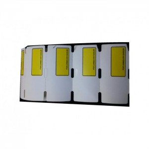 Termal Karton Raf Etiketi Sarı İndirimli 38X80 500 lü Rulo 24 RULO