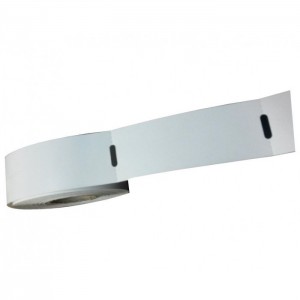 Termal Karton Raf Etiketi Ortası Çentikli 100X38 350 li 36 RULO