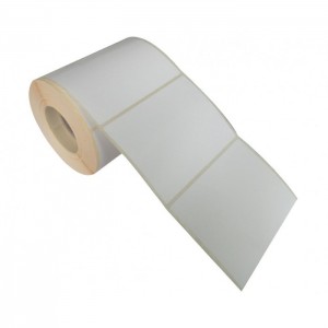 Kuşe Barkod Etiketi 100X75 500 lü 30 RULO