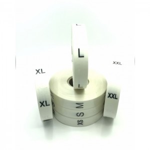 ŞEFFAF UZUN BEDEN ETİKETİ XS – XXL ARASI 500 LÜ 10 RULO