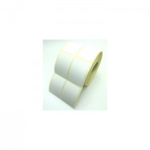 Kuşe Barkod Etiketi 60X40 2 li 1500 lü 30 RULO