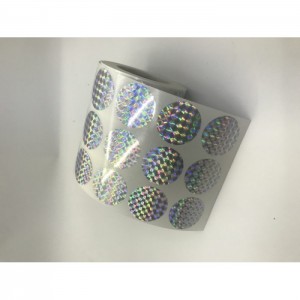 HOLOGRAM PLASTİK YUVARLAK ETİKET 30 MM 2000 li sarım 8 RULO