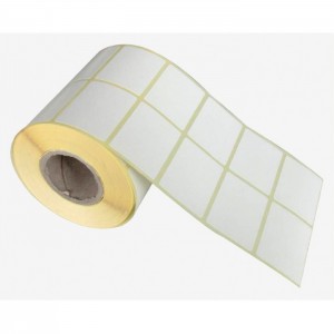 Kuşe Barkod Etiketi 30X40 2´Lİ 2000 ´ lik Rulo 48 RULO