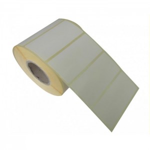 Kuşe Barkod Etiketi 35X75 1000 ´ li Rulo 48 RULO