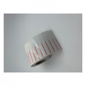 KUYUMCU ETİKETİ RENKLİ ÇİZGİLİ (İTHAL)10 X 72 1250 SARIM KIRMIZI 10 RULO